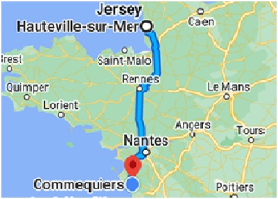trajet voyage